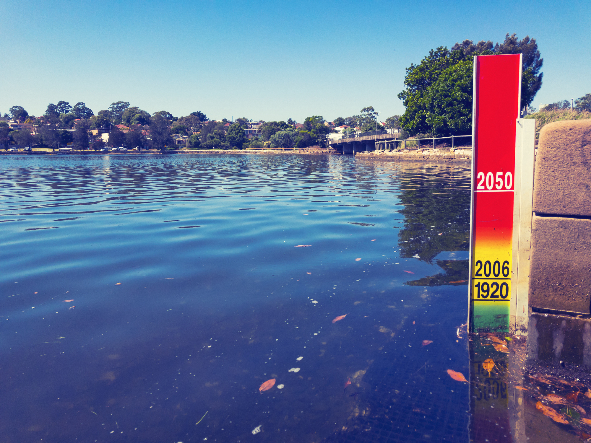 Sea level rise indicator, Sydney