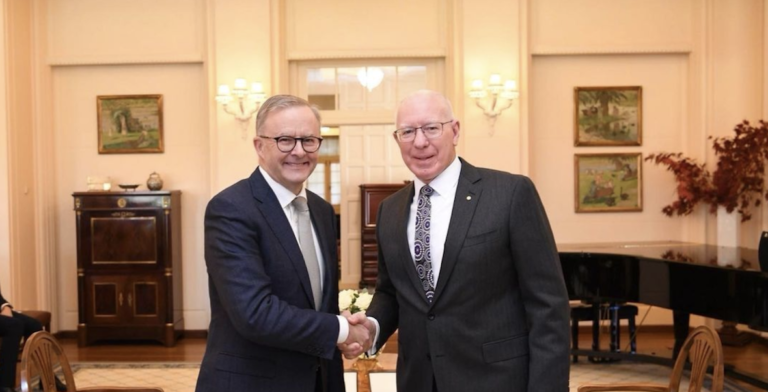 Prime Minister Anthony Albanese and Governor General David Hurley