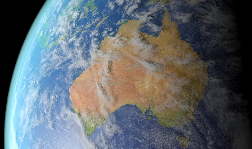 Australia seen from space