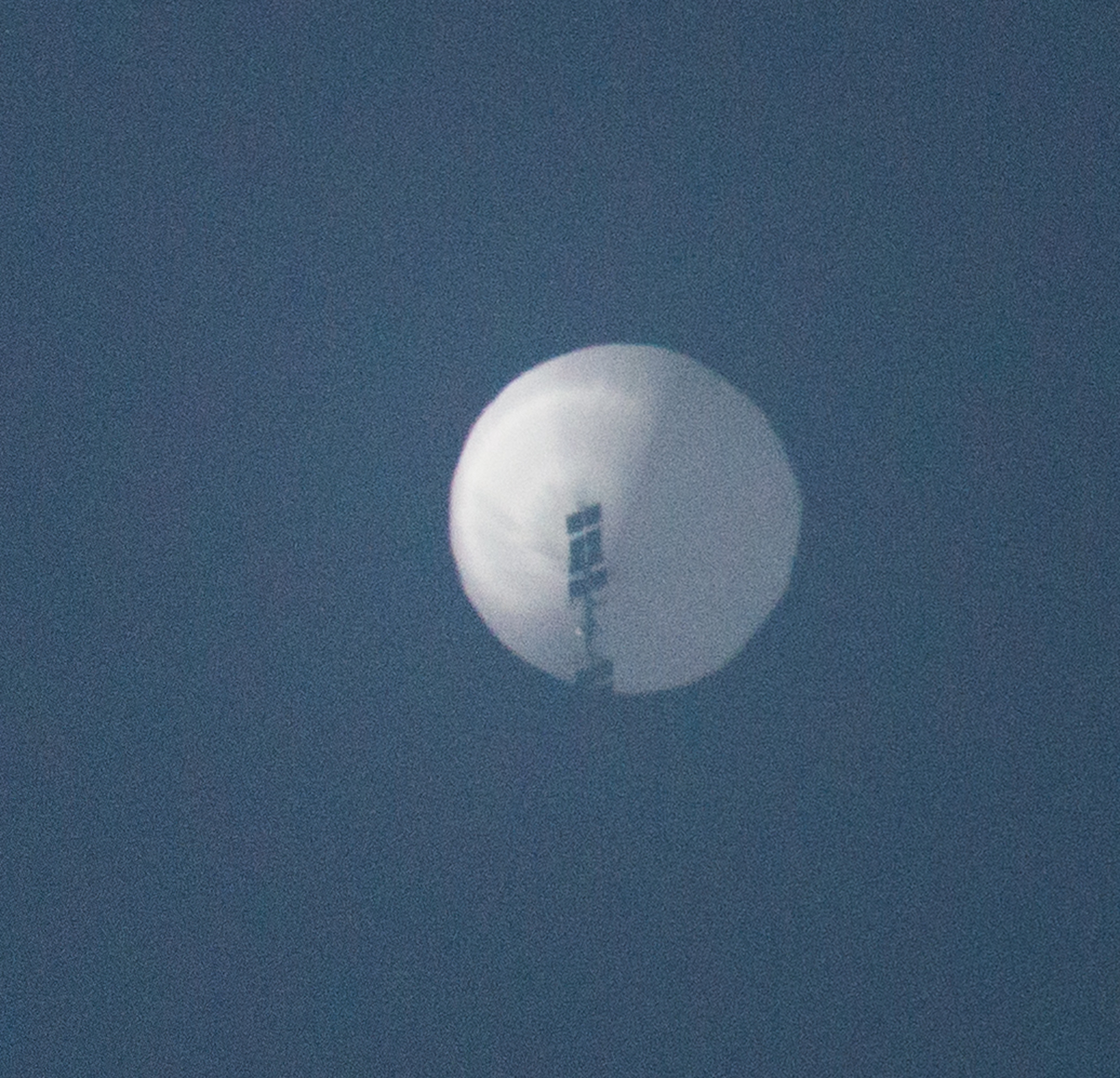 Chinese surveillance balloon over Billings, Montana, US