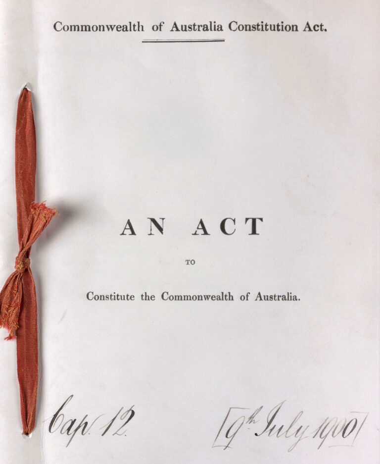 The Commonwealth of Australia Constitution Act 1900