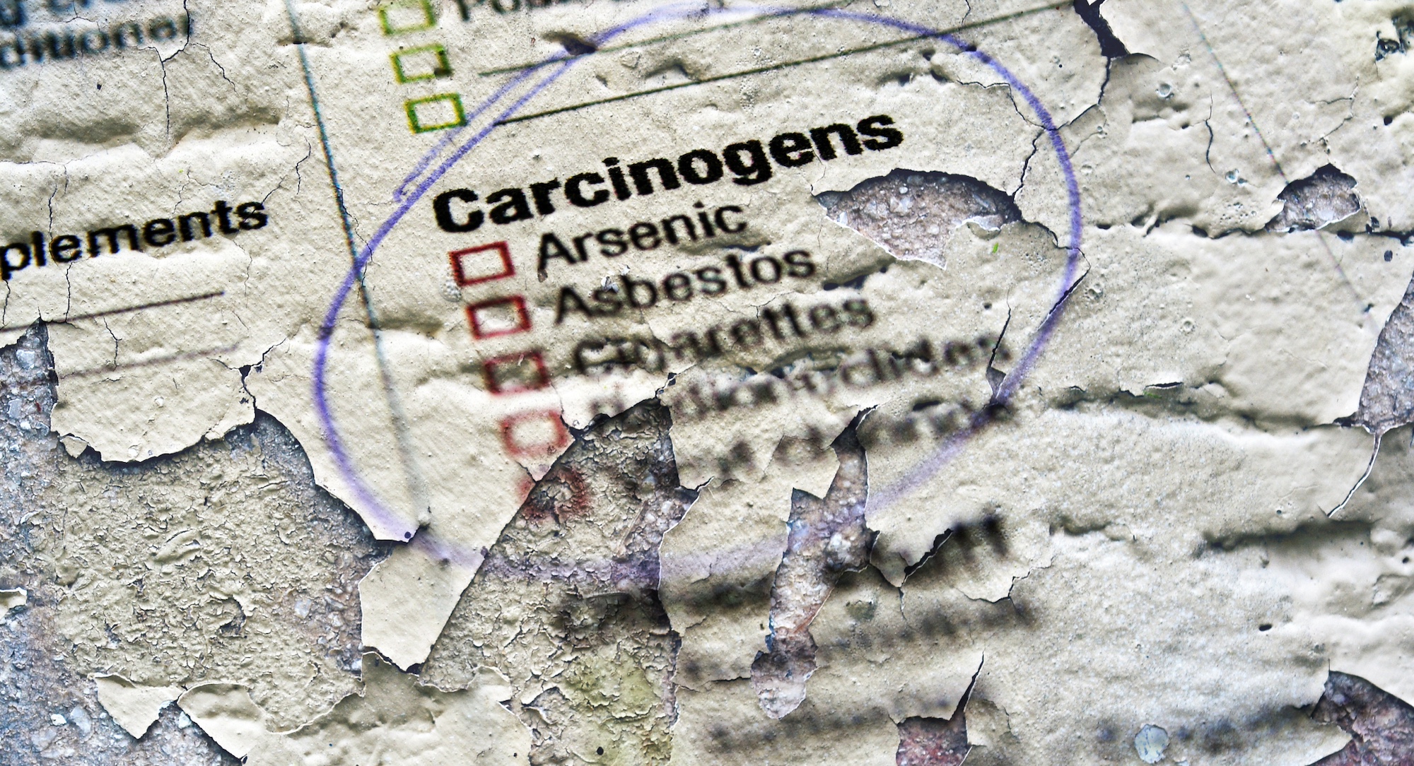 Carcinogens substances